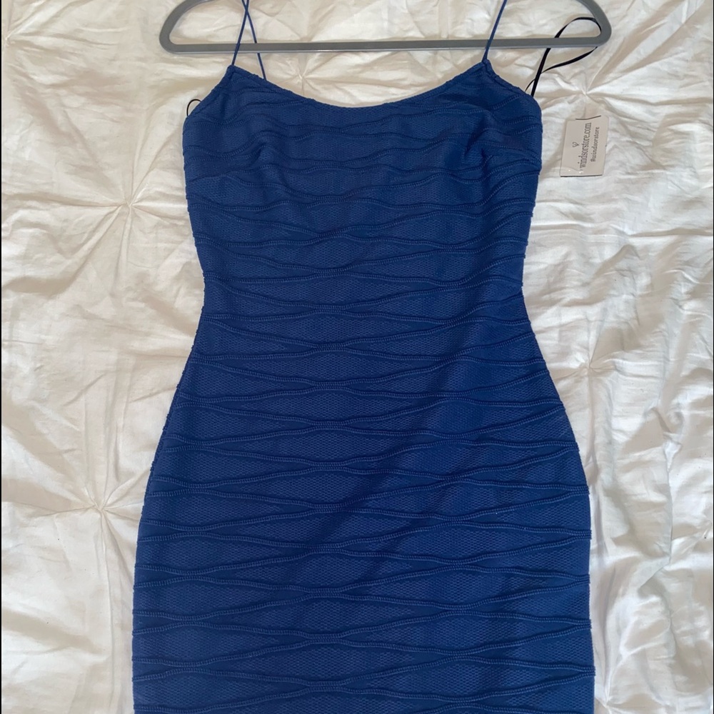 navy blue windsor dress